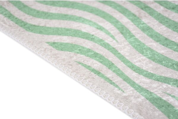 Zöld mosható szőnyeg 60x100 cm Green Zebra – Vitaus