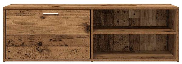 TV szekrény Régi fa 120x34x37 cm Gépelt fa