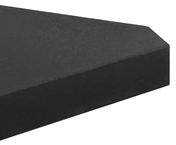 Esernyősúlytányérok 2 db fekete gránit háromszög 14 kg