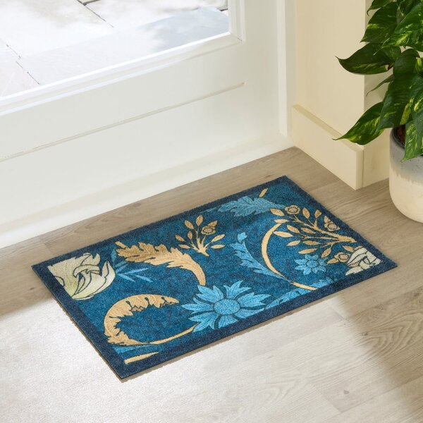 Lábtörlő 40x60 cm William Morris Blue – Artsy Doormats