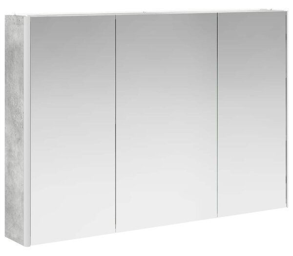 Fürdőszobai Szekrény Szett 4 pcs Betonszürke