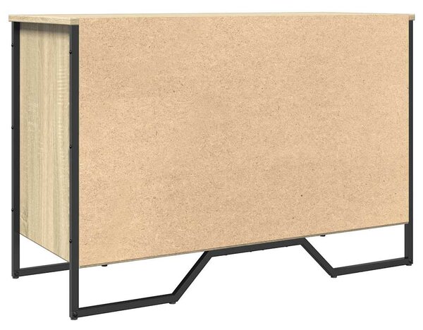 Sonoma tölgy színű szerelt fa cipőszekrény 90 x 38 x 61,5 cm
