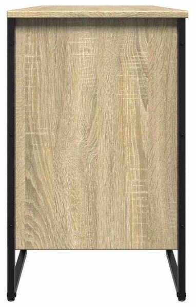 Sonoma tölgy színű szerelt fa cipőszekrény 90 x 38 x 61,5 cm