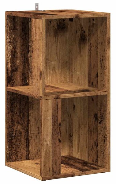 Sarokszekrény antik fa 33x33x67 cm szerelt fa