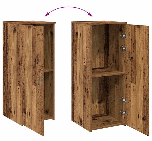 Tároló szekrény antik fa 40x45x103,5 cm szerelt fa