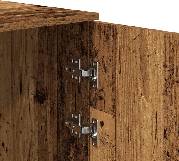 Tároló szekrény antik fa 40x45x103,5 cm szerelt fa