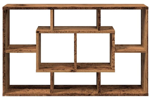Antik fa szerelt fa fali polc 85 x 16 x 52,5 cm