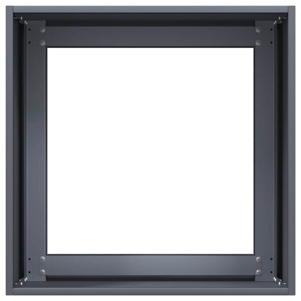 Antracitszürke hidegen hengerelt acél növénytartó 40x40x40 cm
