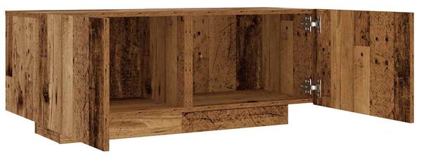 Antik hatású szerelt fa TV-szekrény 100 x 35 x 40 cm