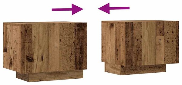 Antik hatású szerelt fa TV-szekrény 100 x 35 x 40 cm