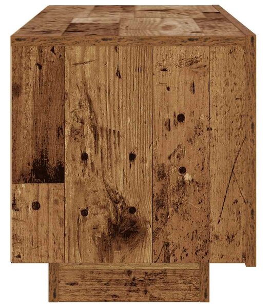 Antik hatású szerelt fa TV-szekrény 100 x 35 x 40 cm