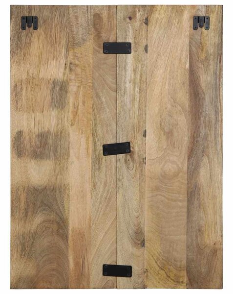 Éjjeli szekrény 60x32x80 cm tömör durva fa mangó
