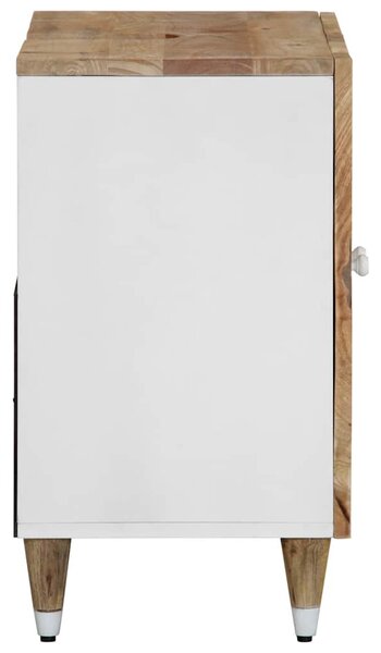 Tömör mangófa fürdőszobai mosdószekrény 62 x 33 x 58 cm