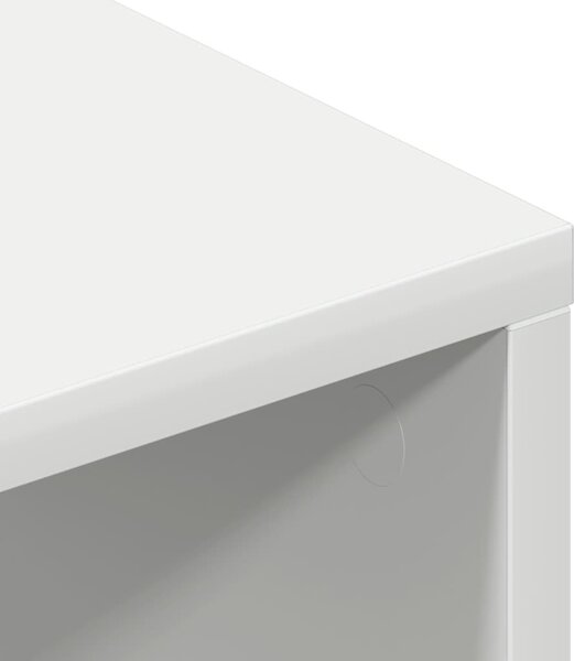 Fehér forgácslap TV-szekrény 100 x 40 x 40 cm