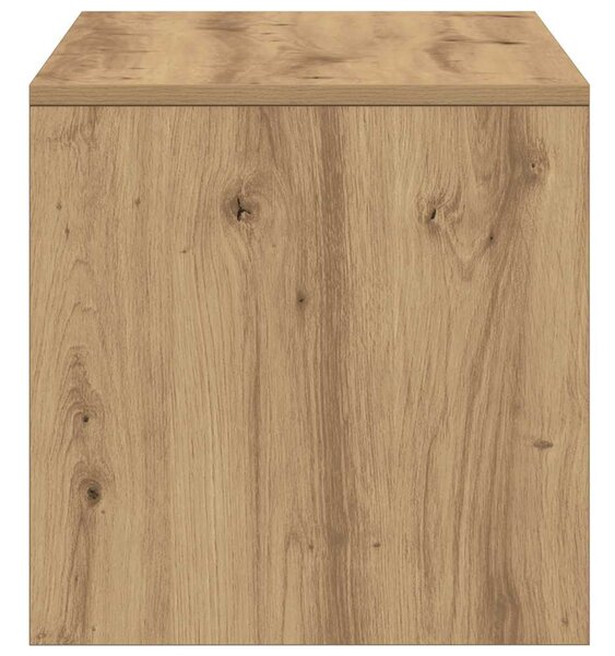 Kézműves tölgy színű szerelt fa TV-szekrény 100x40x40 cm