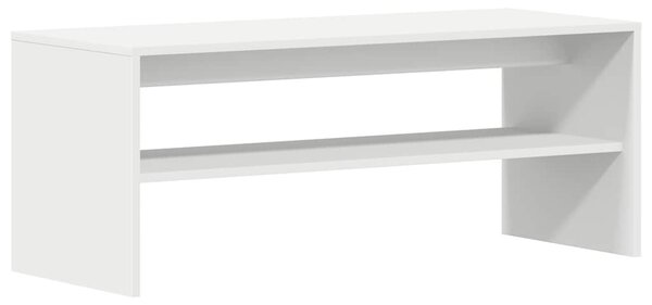 Fehér forgácslap TV-szekrény 100 x 40 x 40 cm