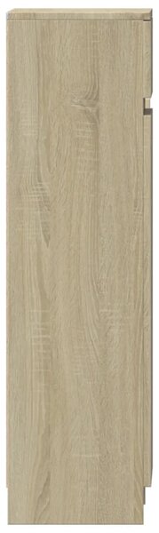 Sonoma tölgy színű szerelt fa cipőszekrény 100,5 x 28 x 100 cm