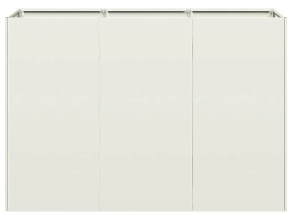 Ültetvény Fehér 120x40x80 cm Hidegen hengerelt acélból