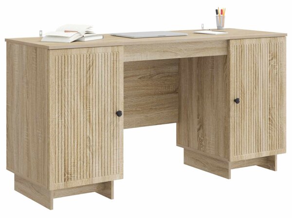 Asztal Sonoma Tölgy Szerelt Fa 142,5 x 50 x 75 cm