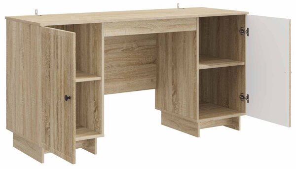 Asztal Sonoma Tölgy Szerelt Fa 142,5 x 50 x 75 cm