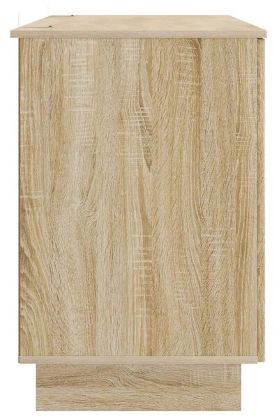Asztal Sonoma Tölgy Szerelt Fa 142,5 x 50 x 75 cm