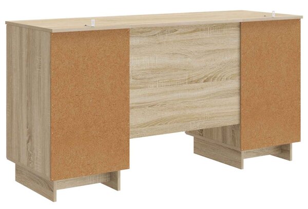 Asztal Sonoma Tölgy Szerelt Fa 142,5 x 50 x 75 cm