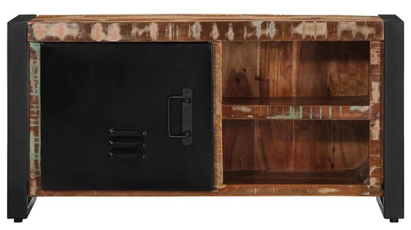 Tömör újrahasznosított fa TV-szekrény 80 x 30 x 40 cm