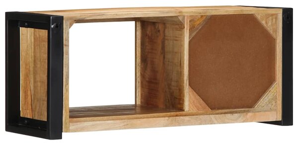 TV szekrény 80x30x35 cm tömör durva fa Mango