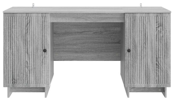 Asztal Szürke Sonoma Szerelt Fa 142,5 x 50 x 75 cm