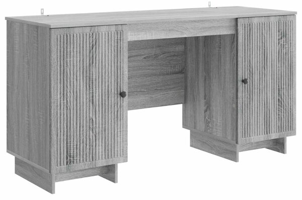 Asztal Szürke Sonoma Szerelt Fa 142,5 x 50 x 75 cm