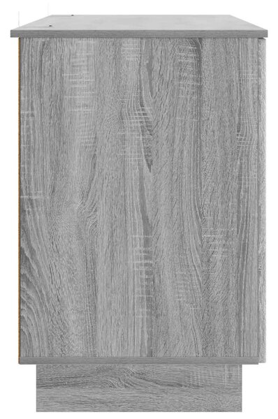 Asztal Szürke Sonoma Szerelt Fa 142,5 x 50 x 75 cm