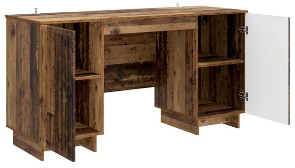 Asztal Antik Fa Szerelt Fa 142,5 x 50 x 75 cm