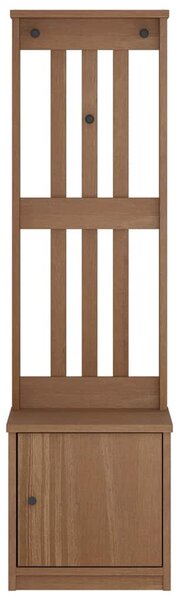 SANDNES tömör fenyőfa előszobafa 45x40x159,5 cm