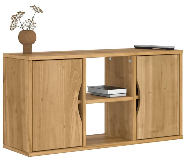 ODDA tömörfa fenyőfa TV szekrény 79x24x40 cm