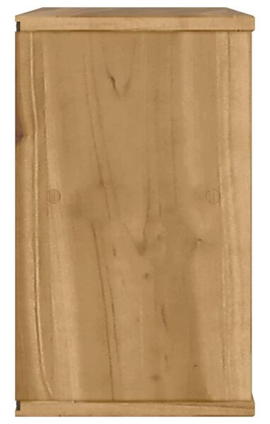 ODDA tömörfa fenyőfa TV szekrény 79x24x40 cm