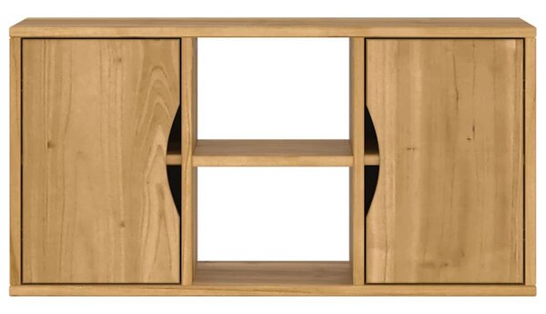 ODDA tömörfa fenyőfa TV szekrény 79x24x40 cm