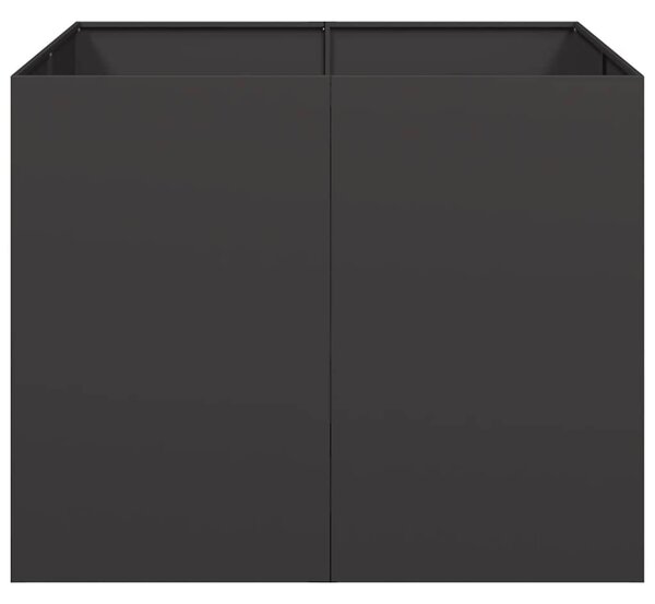Ültetvény fekete 80x80x80 cm Acél