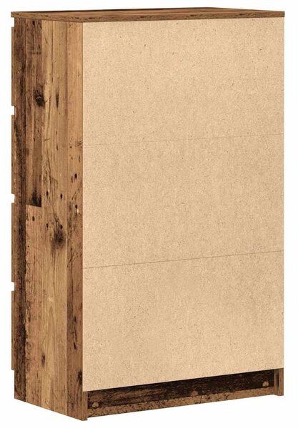 Antik fa szerelt fa tálalószekrény 60 x 35 x 98,5 cm