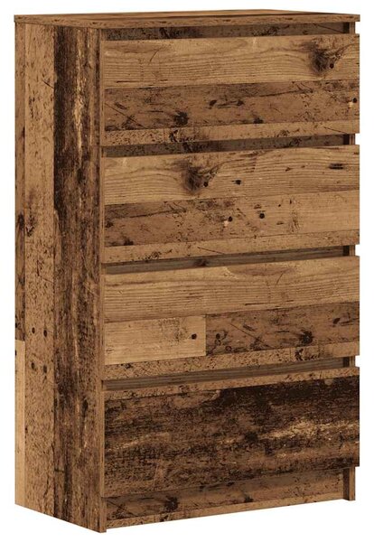 Antik fa szerelt fa tálalószekrény 60 x 35 x 98,5 cm