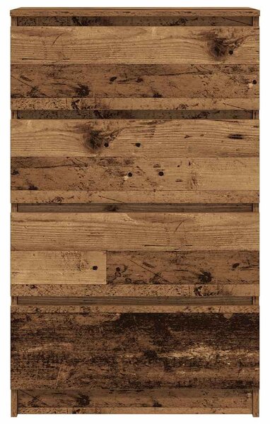 Antik fa szerelt fa tálalószekrény 60 x 35 x 98,5 cm