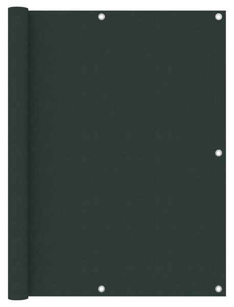 VidaXL sötétzöld oxford-szövet erkélyparaván 120 x 600 cm