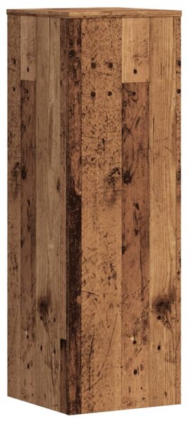 Antik fa színű szerelt fa növényállvány 33 x 33 x 100 cm