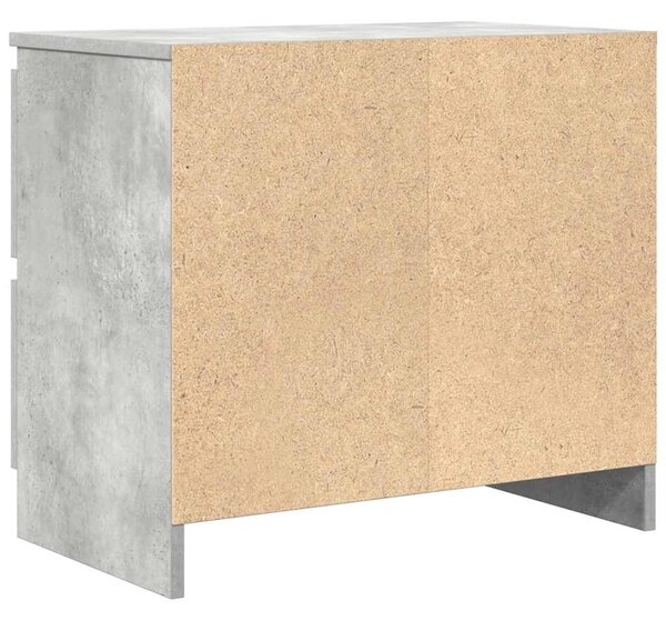 Betonszürke szerelt fa TV-szekrény 60x35x54 cm