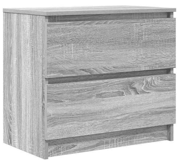 Szürke sonoma színű szerelt fa TV-szekrény 60x35x54 cm
