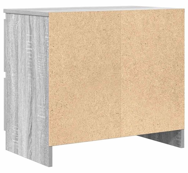 Szürke sonoma színű szerelt fa TV-szekrény 60x35x54 cm
