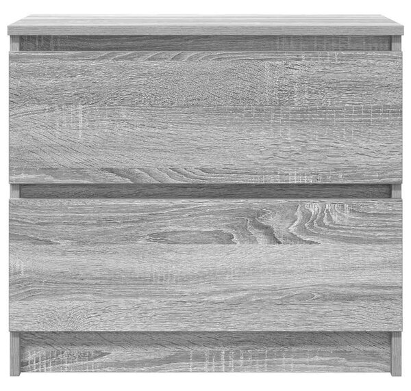 Szürke sonoma színű szerelt fa TV-szekrény 60x35x54 cm