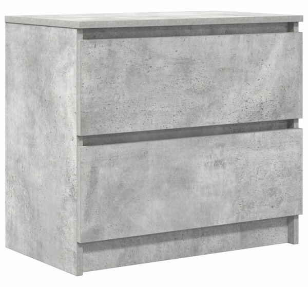 Betonszürke szerelt fa TV-szekrény 60x35x54 cm