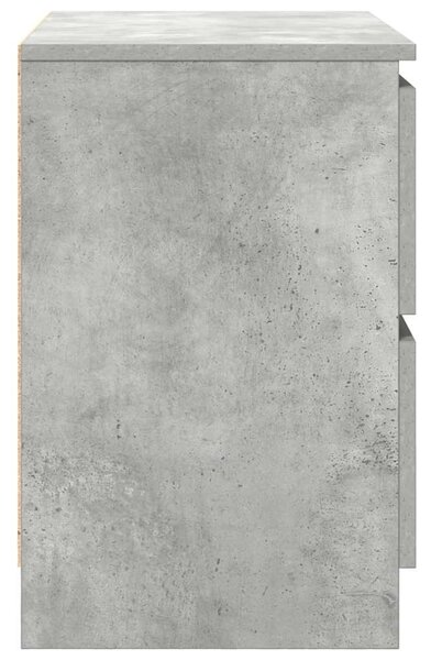 Betonszürke szerelt fa TV-szekrény 60x35x54 cm