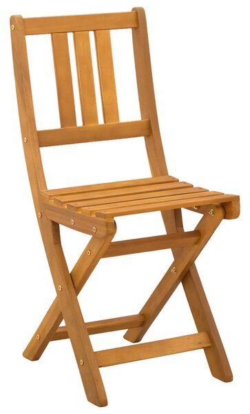 VidaXL Kültéri bistro székek párnával 6 pcs Krémfehér 38 x 46 x 85 cm