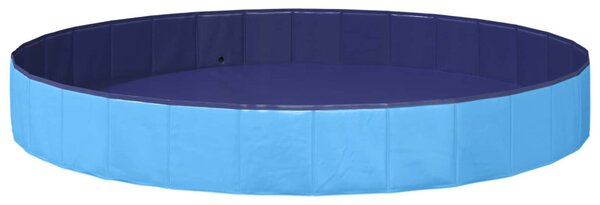 VidaXL Gyerekmedence Kék Ø300 x 38 cm Vastag PVC és mérnöki fa